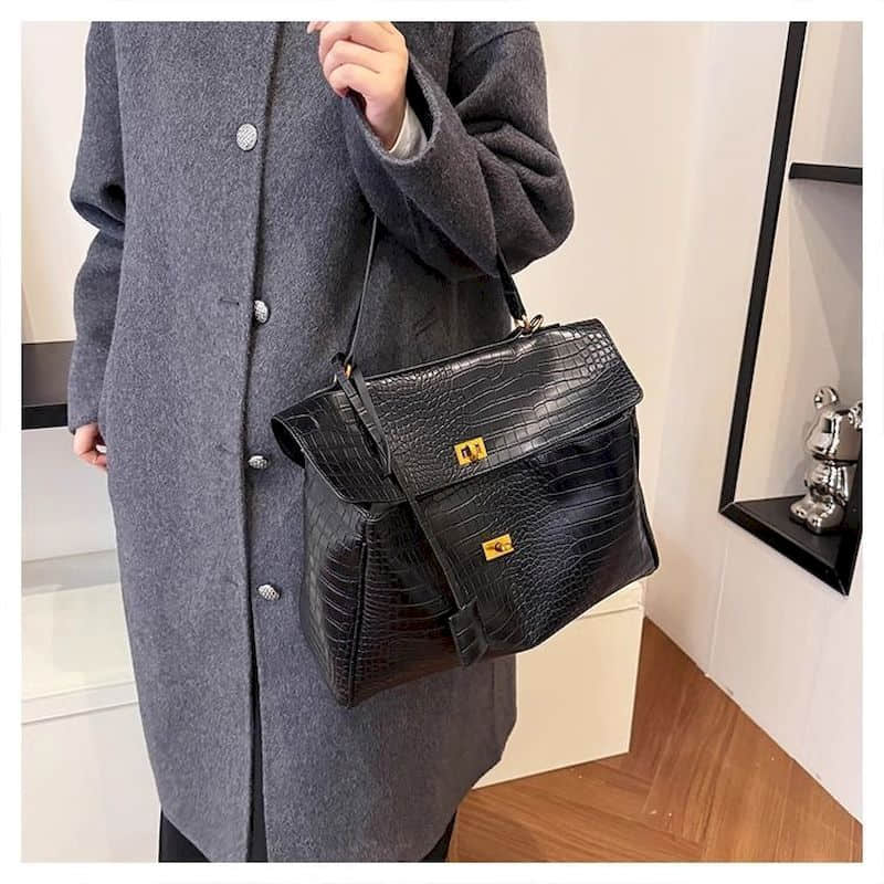 Office High Tech - Leather Shoulder Bags for Women Korean