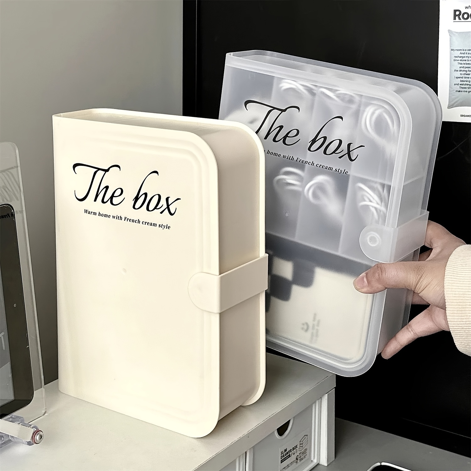 The Office Tech - Wire Finishing Box - Desktop Storage