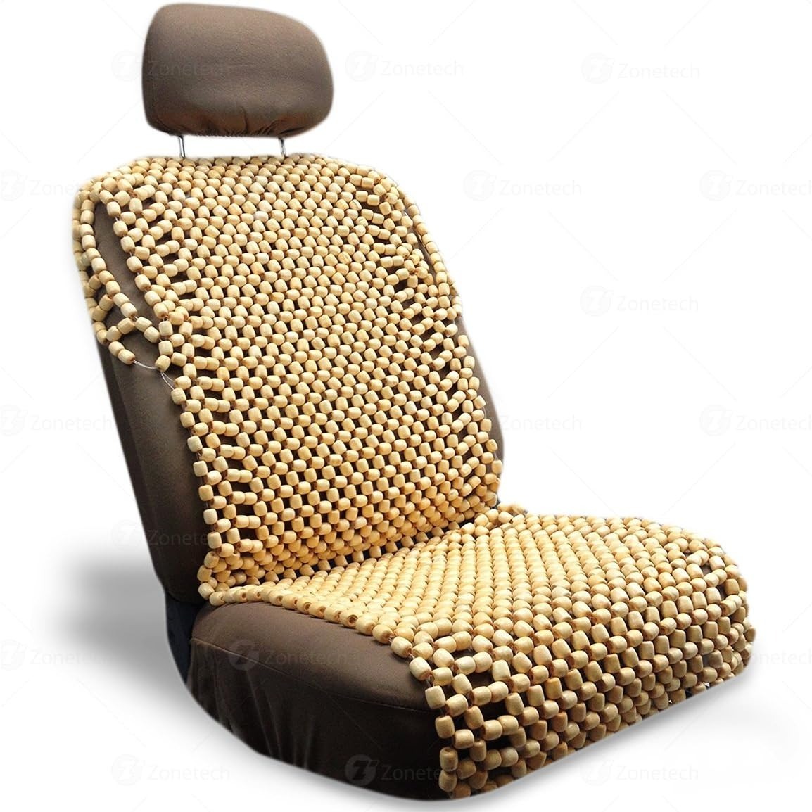 Office Tech Products - Zone Tech Royal Natural Wood Bead