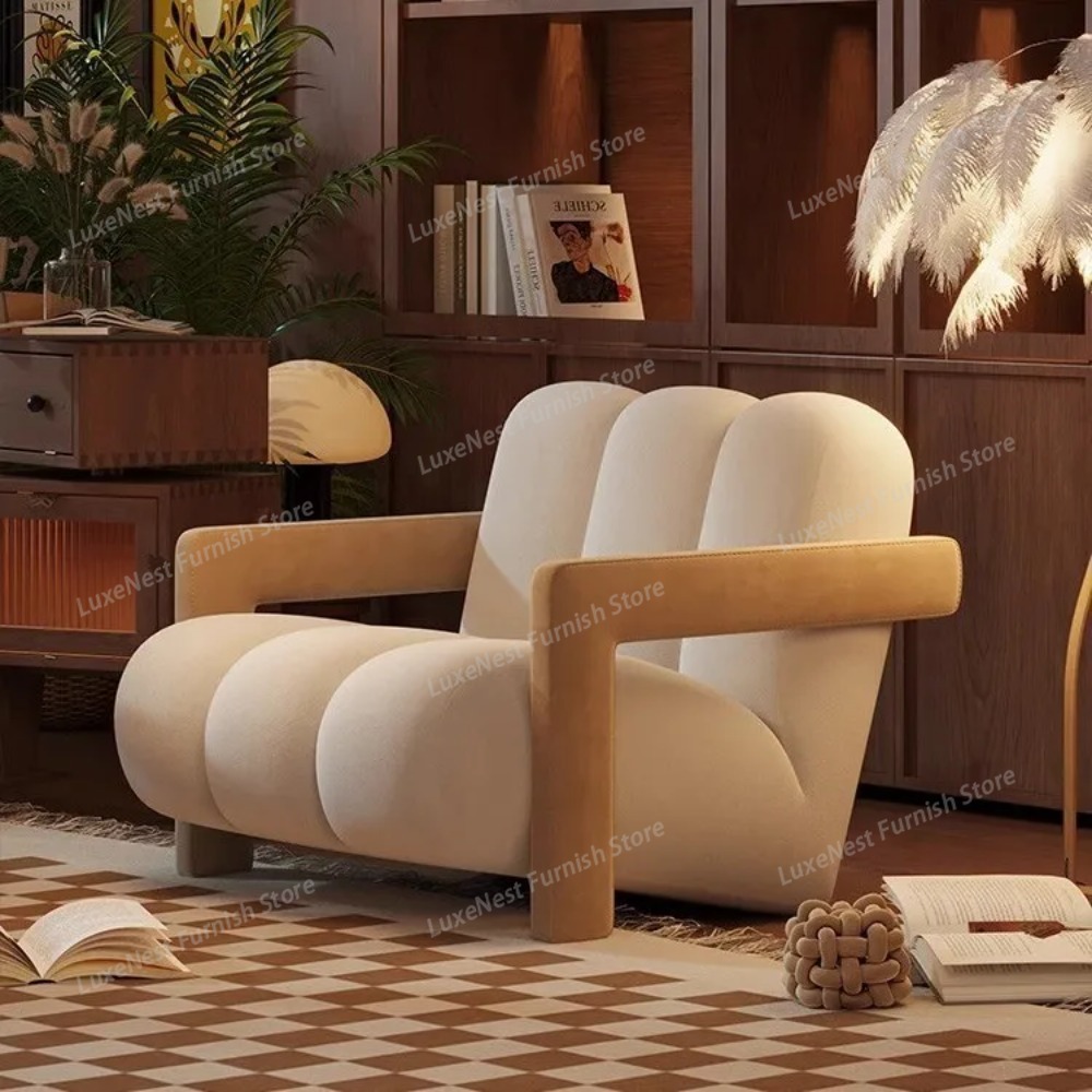 The Office Tech - Vintage Design Accent Chair for Small