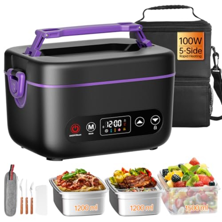 The Office Tech - Electric Heated Lunch Box for Office