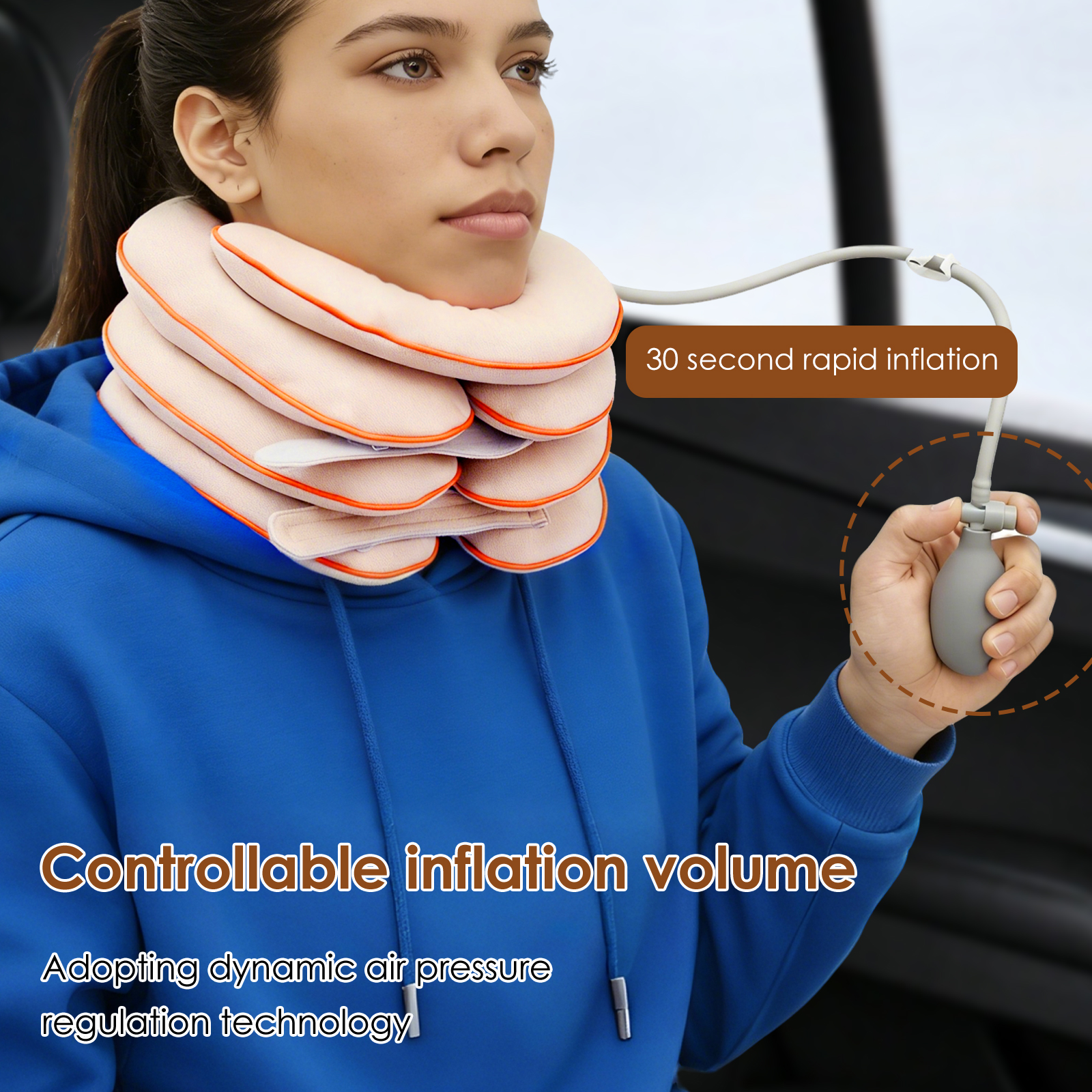 Inflatable Neck Stretcher Tech - огляд і ціна The Office Tech