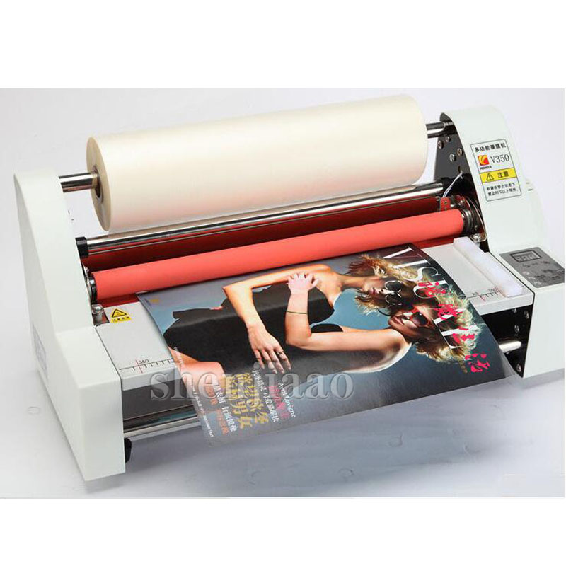 V350 film Laminator Four Rolle - огляд і ціна Laminator A3 Hot