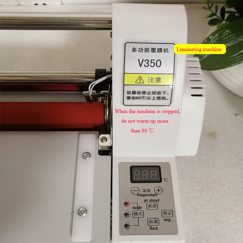 V350 film Laminator Four Rolle - огляд і ціна Laminator A3 Hot