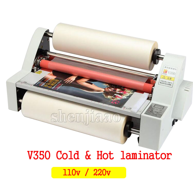 V350 film Laminator Four Rolle - огляд і ціна Laminator A3 Hot