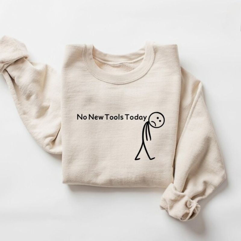 No New Tools Today Sweatshirt, - огляд і ціна The Office Tech