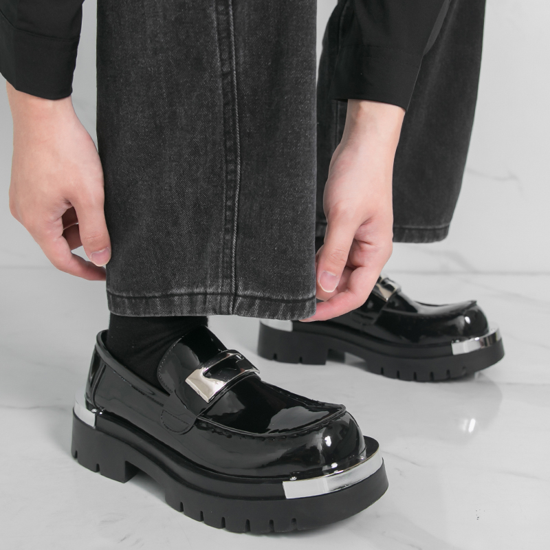Men's thick soled leather shoe - огляд і ціна Office High Tech
