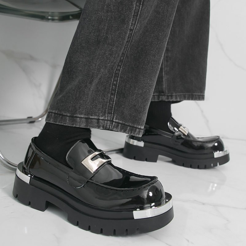 Men's thick soled leather shoe - огляд і ціна Office High Tech