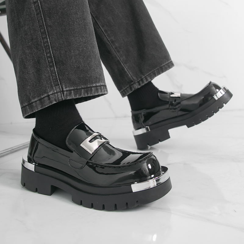 Men's thick soled leather shoe - огляд і ціна Office High Tech