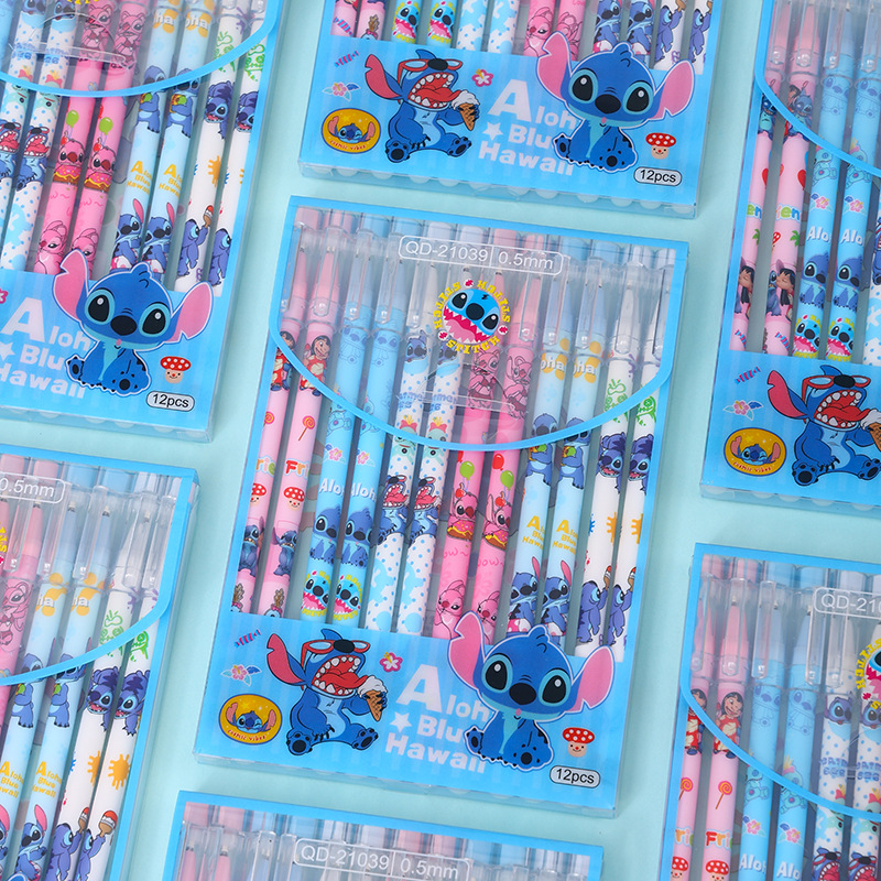 Disney 12pcs Stitch Gel Pens A - огляд і ціна Office High Tech