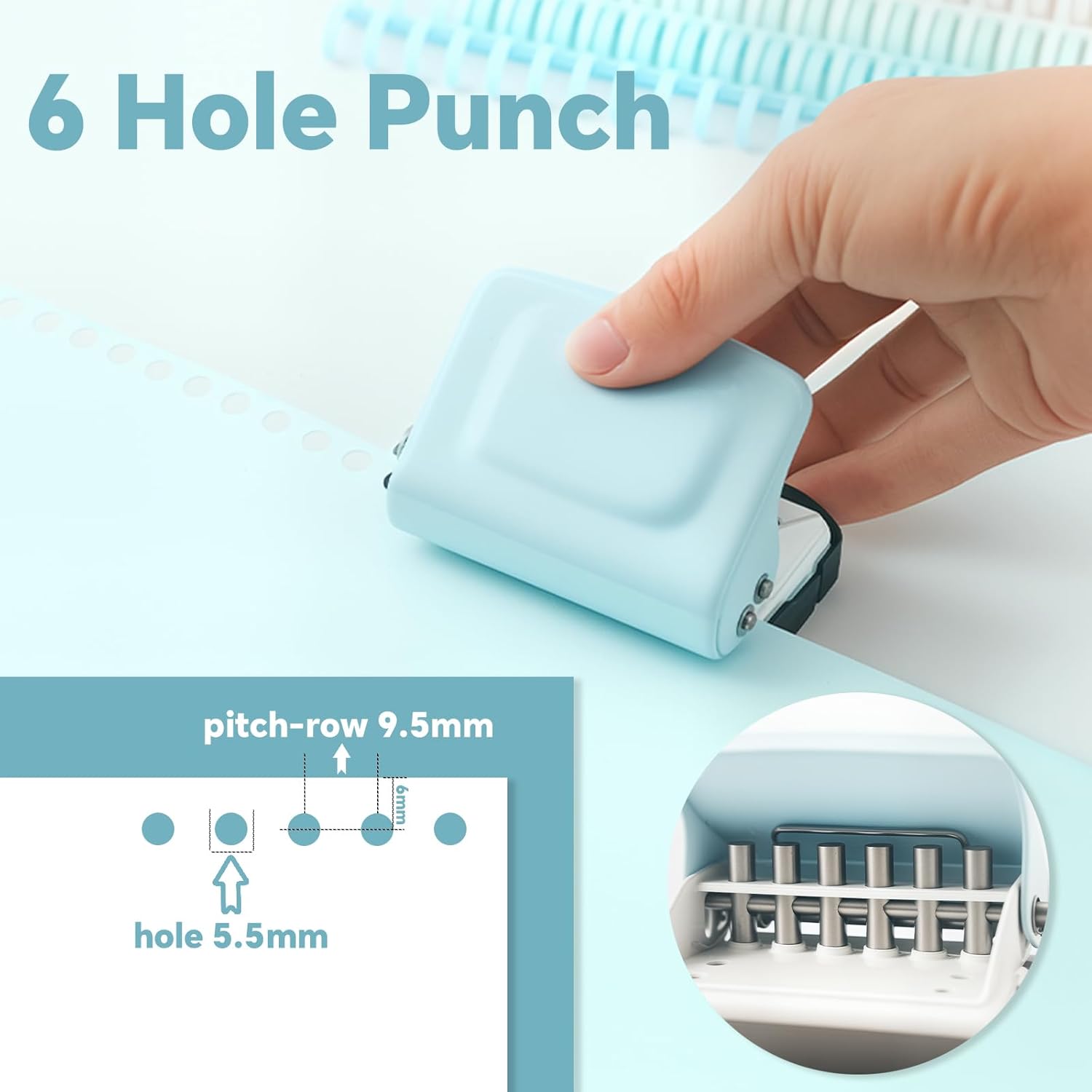 Mini 6-Hole Spiral Binding Mac - огляд і ціна Binding Machine Comb
