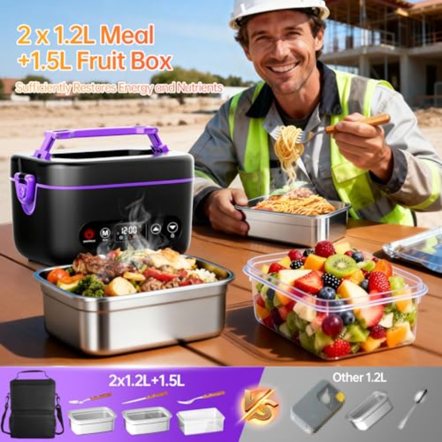 Electric Heated Lunch Box for  - огляд і ціна The Office Tech